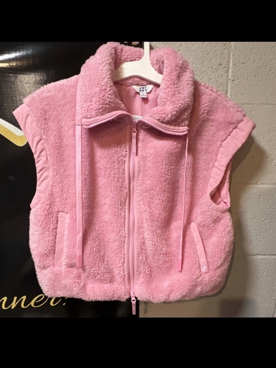 JoyLab Jackets & Blazers - JoyLab Women’s Pastel Pink Sherpa Zip Vest